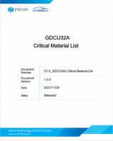 GDCU32A 关键物料清单