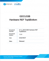 GDCU33B 硬件顶层和底层丝印位图