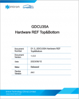 GDCU35A 硬件顶层和底层丝印位图
