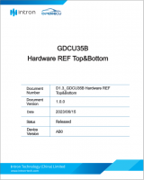 GDCU35B 硬件顶层和底层丝印位图